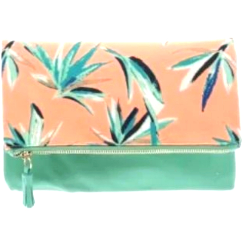Unused Rachel Pally bag can be a cosmetic bag or fold over clutch new